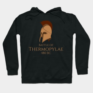 Ancient Greek History Battle Of Thermopylae - Spartan Helmet Hoodie